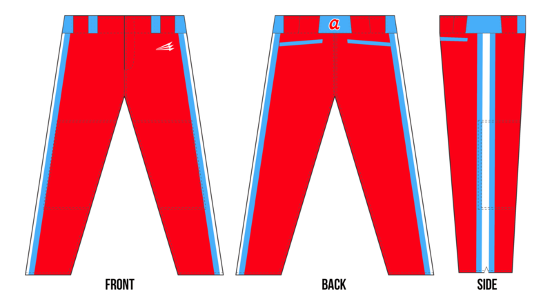 Alabama Aces Custom Stacheman Elite Long Pants #9a