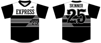 Express Baseball Custom HexaFlex Jersey #2b