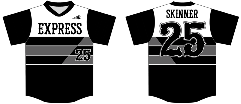 Express Baseball Custom HexaFlex Jersey #2b
