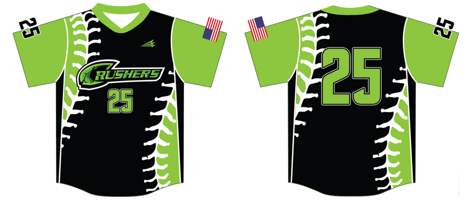 Crushers (Maxwell) Custom HexaFlex Baseball Jersey #3B