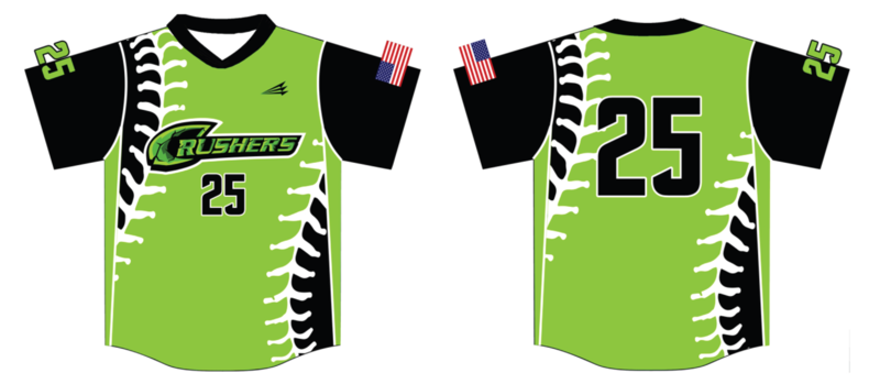 Crushers (Maxwell) Custom HexaFlex Baseball Jersey #3D
