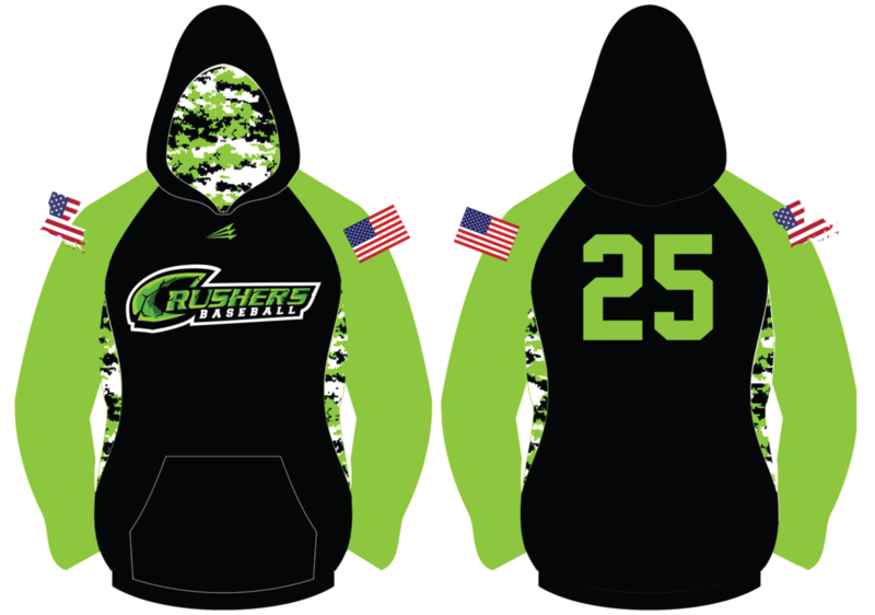 Crushers (Maxwell) Baseball Custom Vulcan Hoodie #VH2