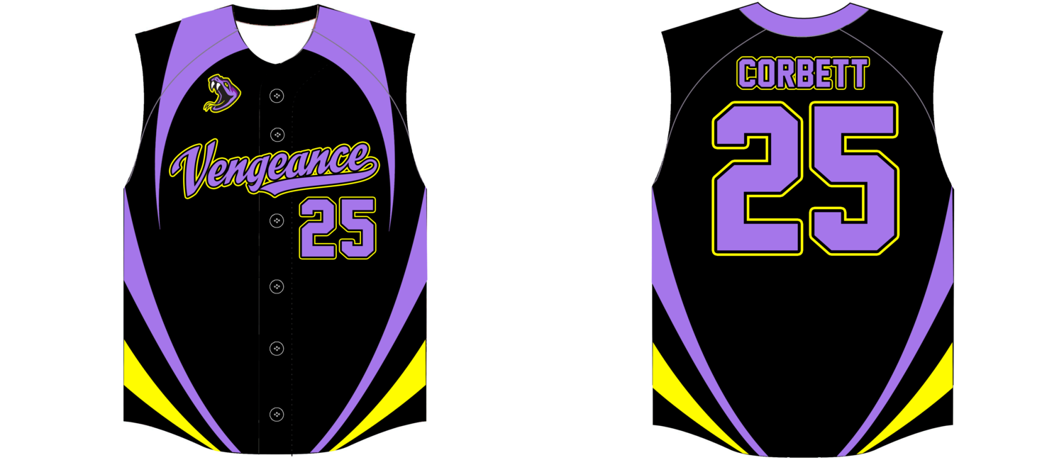 South Shore Venom Custom HexaFlex Baseball Jersey #5B