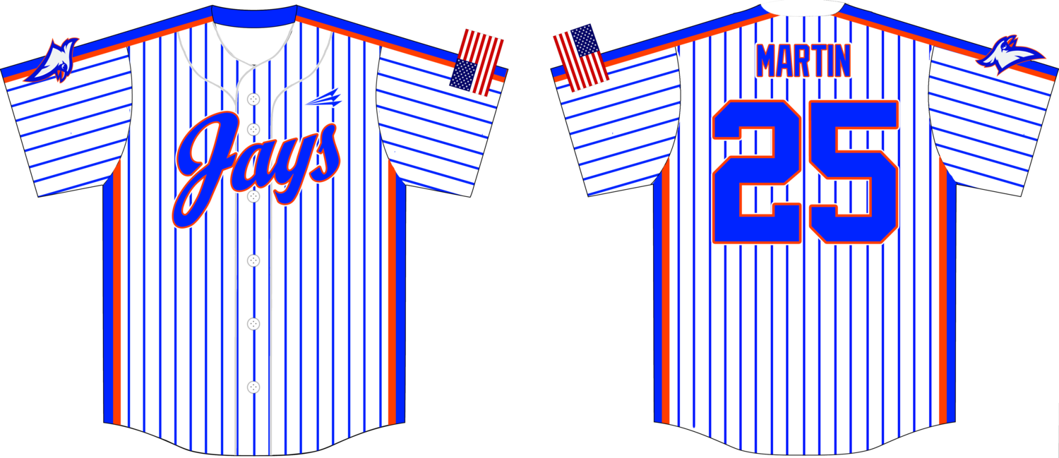 Owensboro Jays Custom HexaFlex Baseball Jersey #1