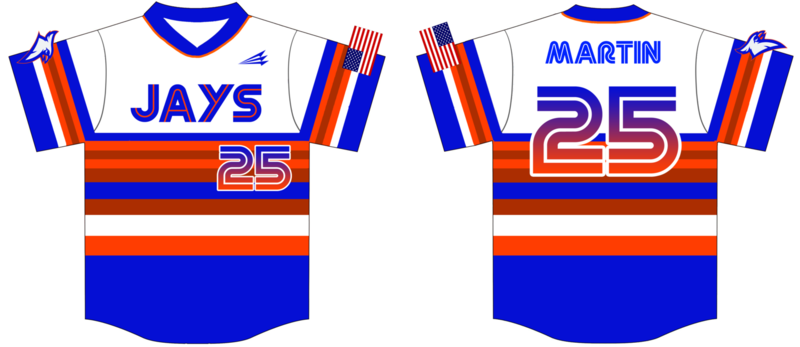 Owensboro Jays Custom HexaFlex Baseball Jersey #2
