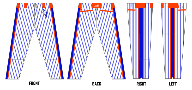 Owensboro Jays Custom Stacheman Elite Long Baseball Pants #BP1