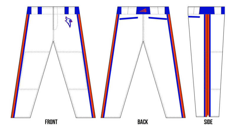 Owensboro Jays Custom Stacheman Elite Long Baseball Pants #BP2