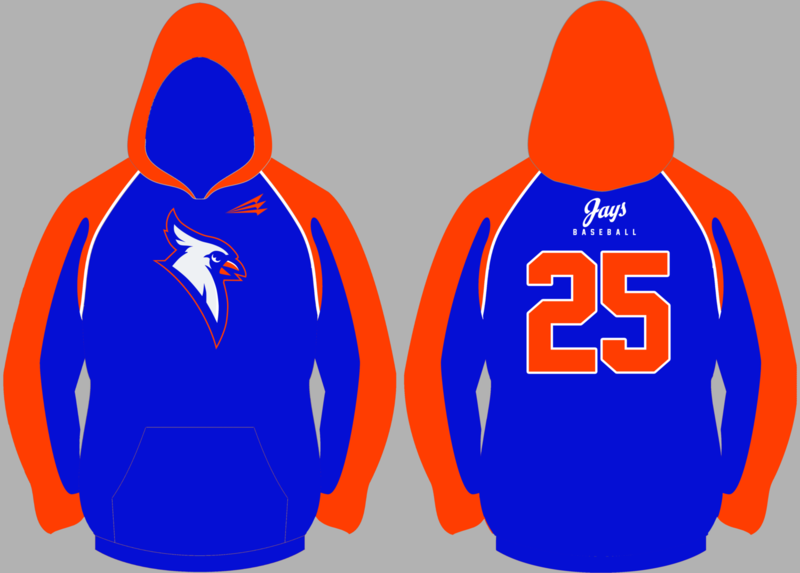 Owensboro Jays Baseball Custom Vulacn Hoodie #VH1