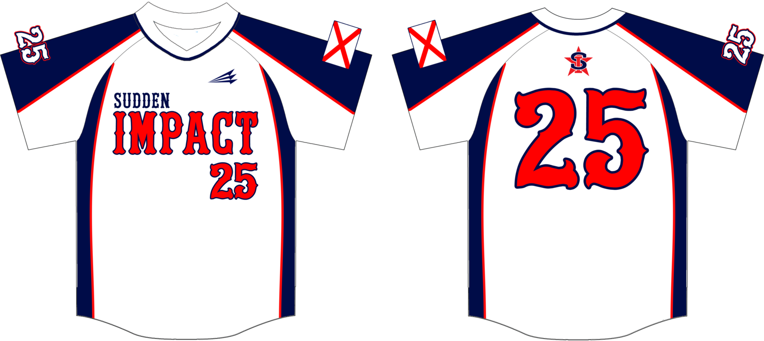 Sudden Impact Custom HexaFlex Baseball Jersey #3B