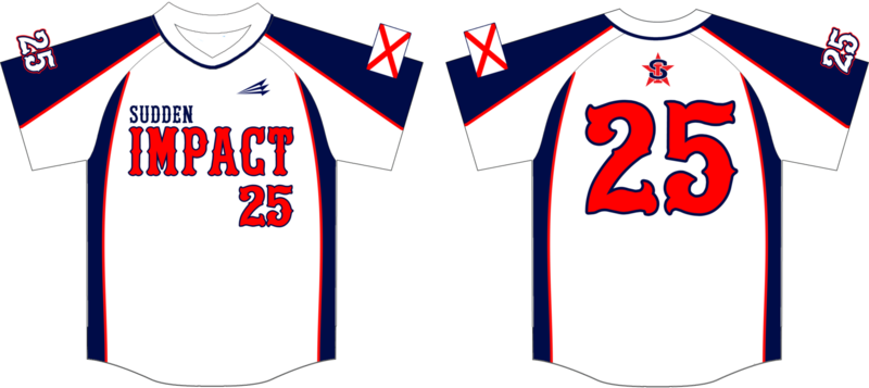 Sudden Impact Custom HexaFlex Baseball Jersey #3B