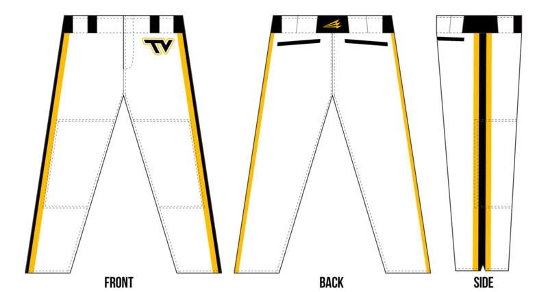 TV Dawgs 11U Custom Stacheman Elite Long Baseball Pants  #BP1