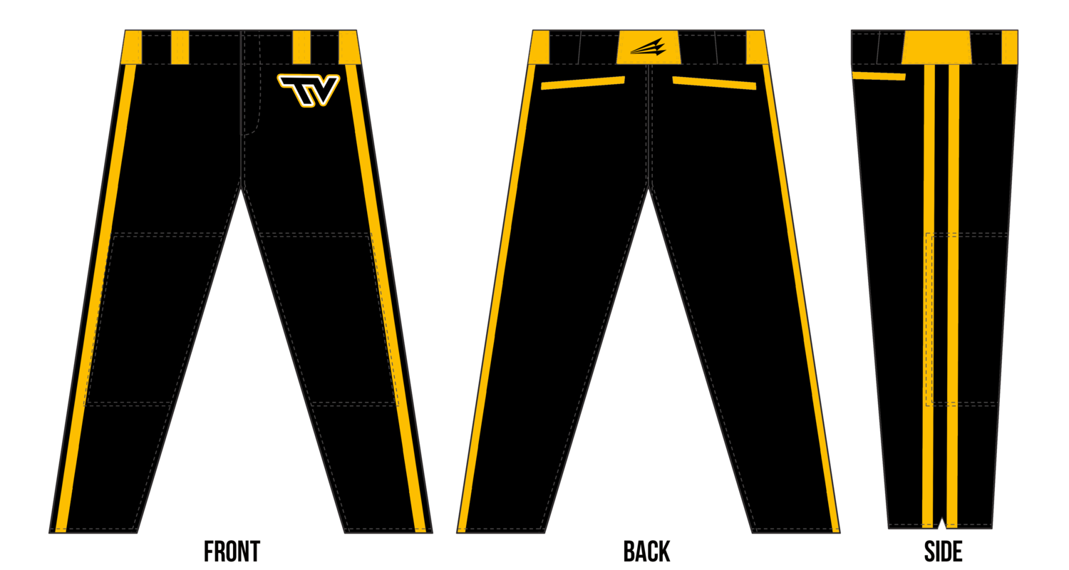 TV Dawgs 11U Custom Stacheman Elite Long Baseball Pants  #BP2