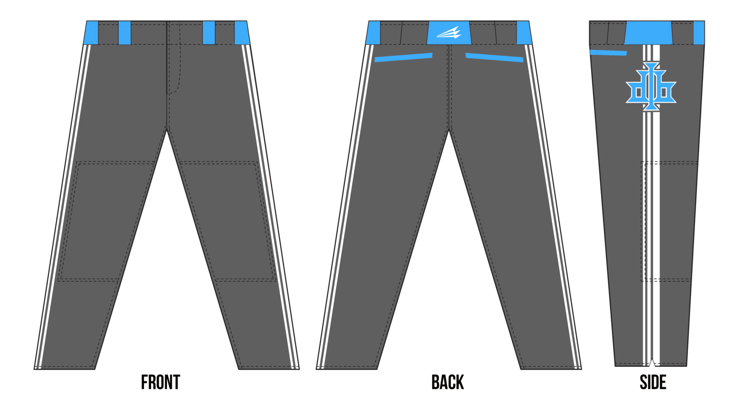 Indiana Dirtbags Custom Stacheman Elite Long Baseball Pants #BP4