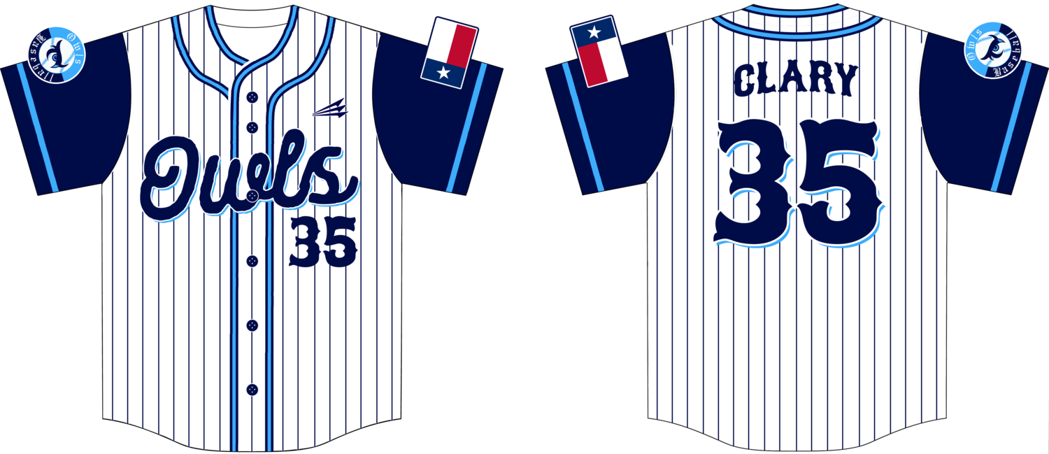Texas Owls Custom NanoDri Baseball Jersey #6A