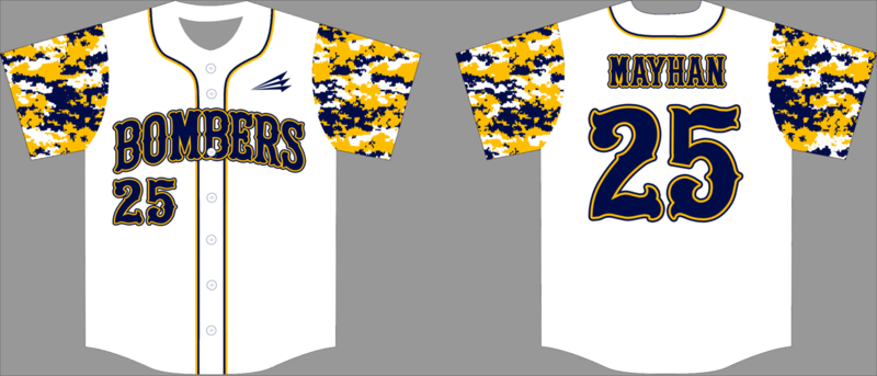 Tri County Bombers Custom HexaFlex Jersey #1A
