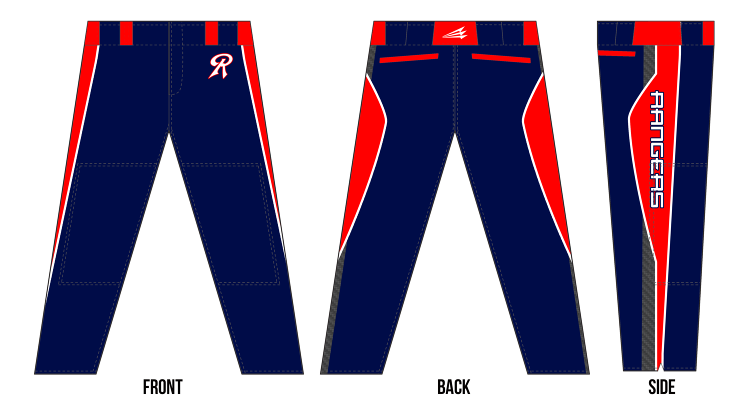 Oklahoma Rangers Custom Stacheman Elite Long Baseball Pants #BP1