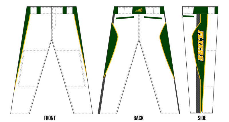 Flyers Baseball Custom Stacheman Long Pants #BP2