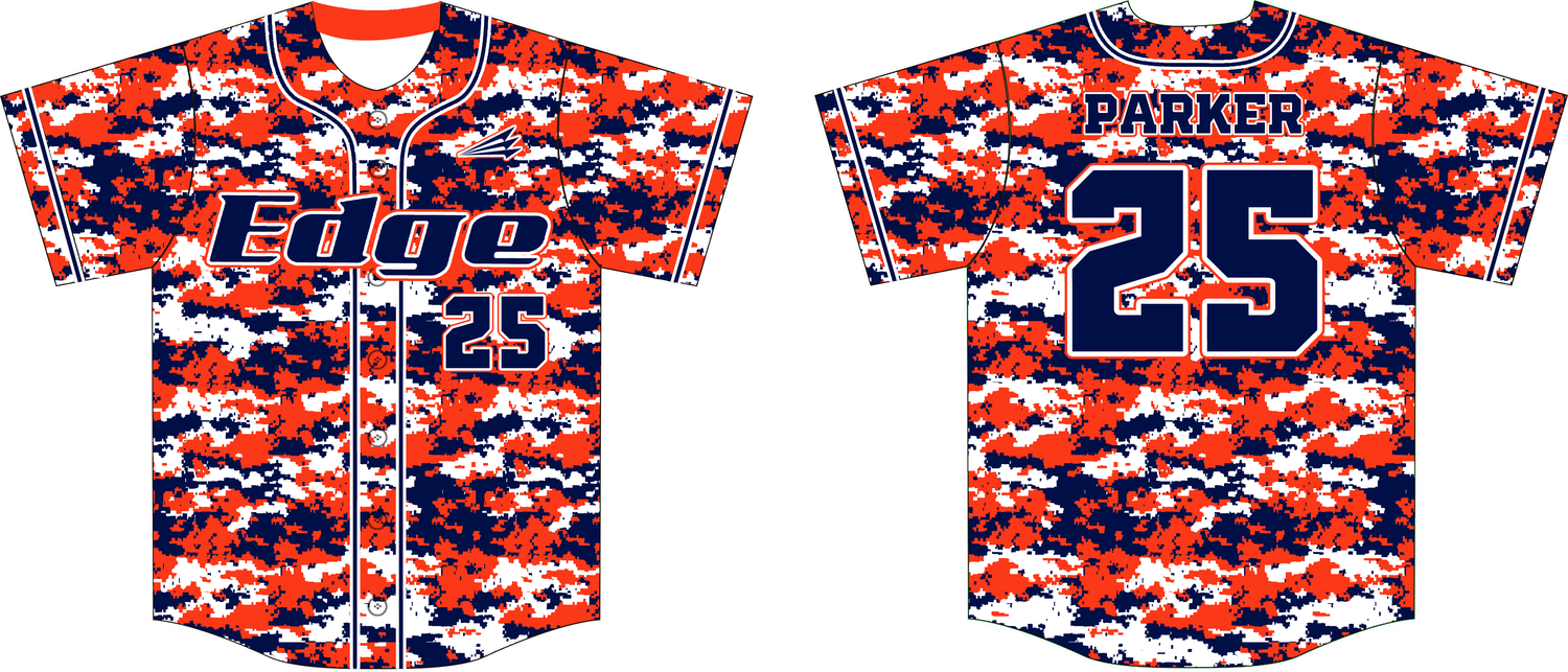 Edge Baseball Club Custom HexaFlex Jersey #2b