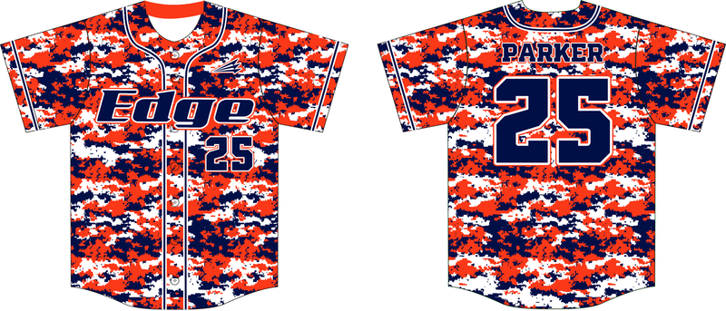 Edge Baseball Club Custom HexaFlex Jersey #2b