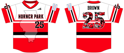 Horner Park Minoso Travelers Custom HexaFlex Baseball Jersey #1c