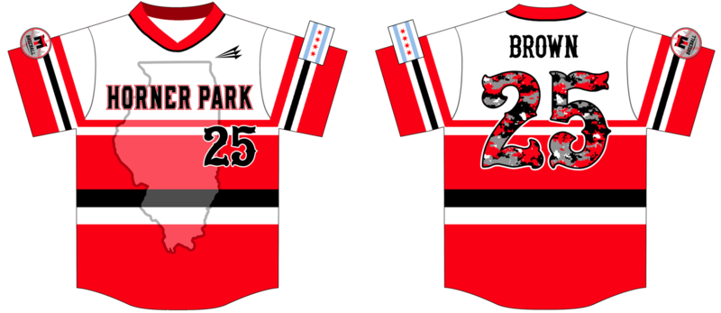 Horner Park Minoso Travelers Custom HexaFlex Baseball Jersey #1b