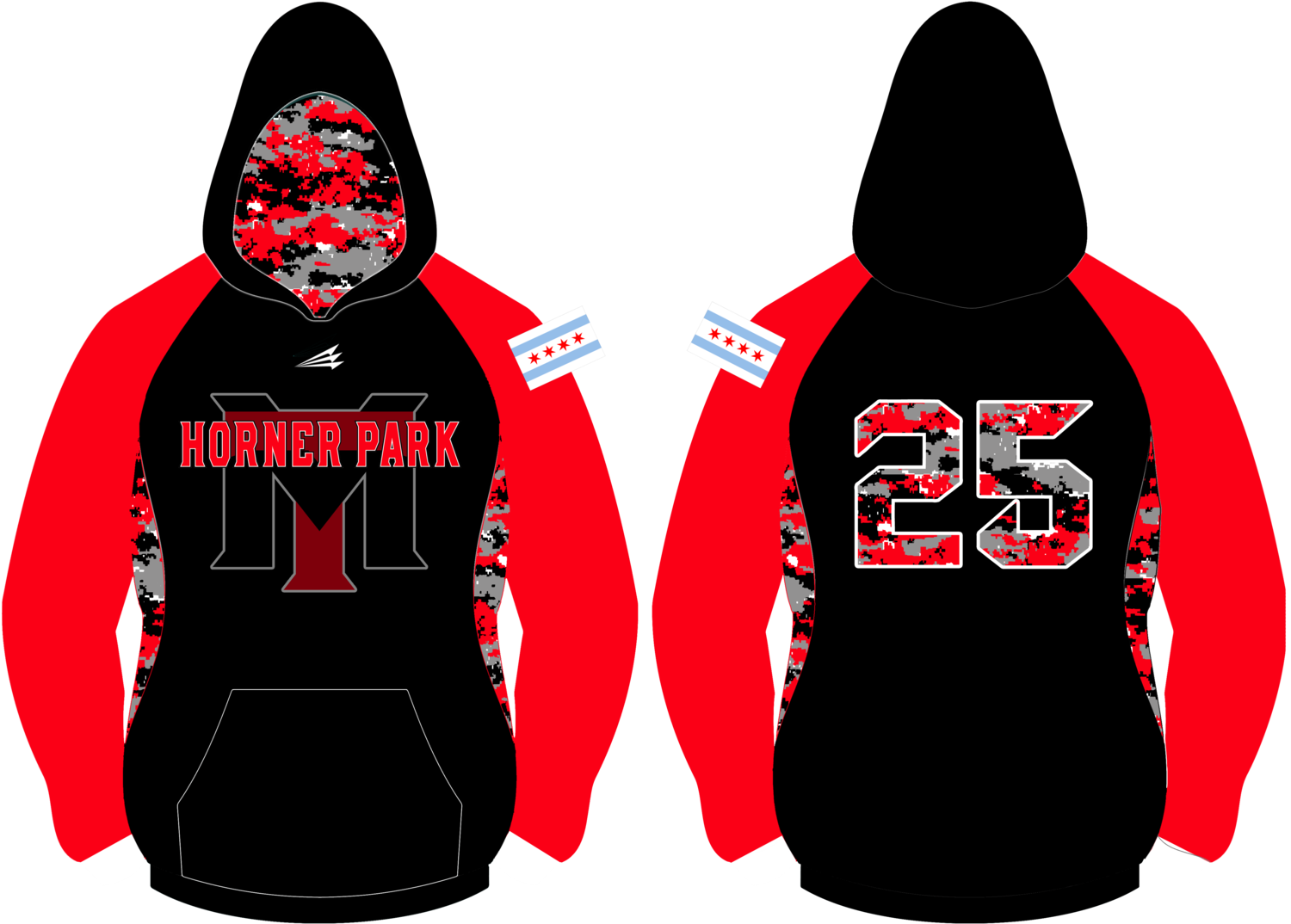 Horner Park Minoso Travelers Custom Vulcan Hoodie #VH3