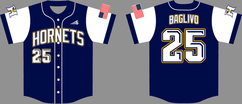 Hammonton Hornets Custom HexaFlex Baseball Jersey #5