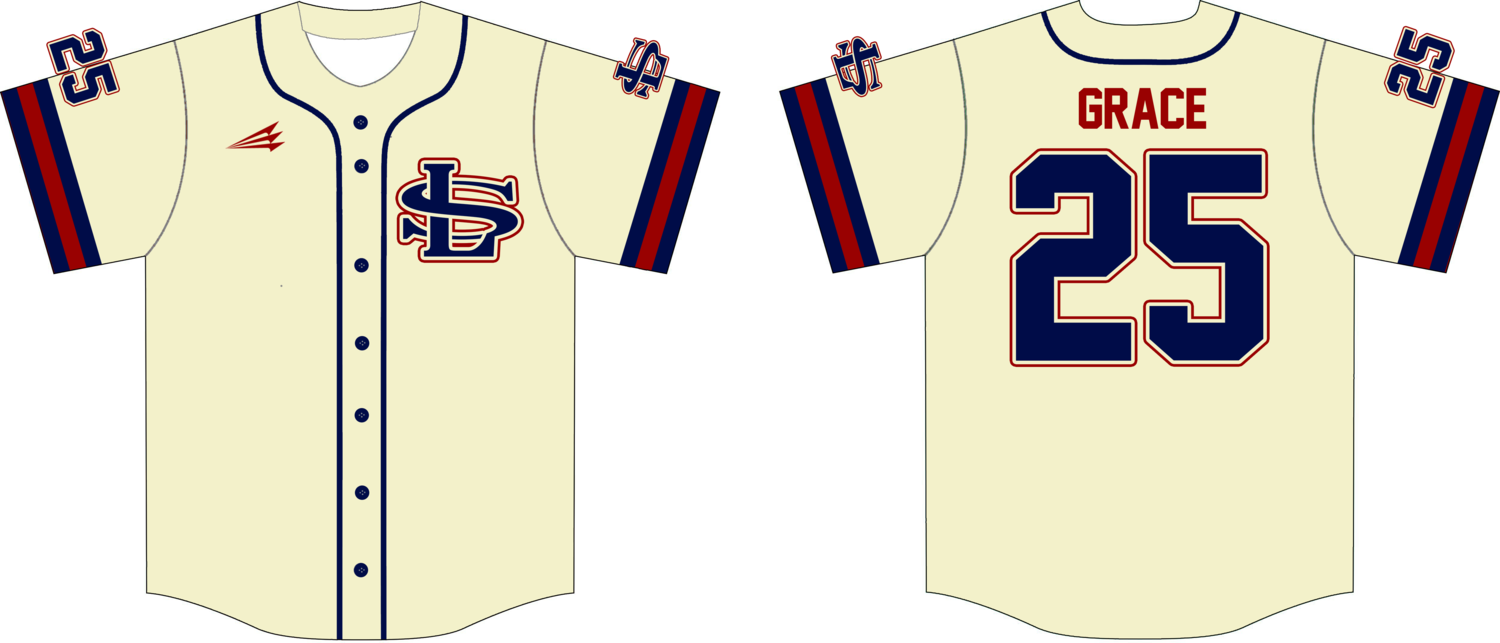 Louisiana Sluggers Custom HexaFlex Baseball Jersey #1A
