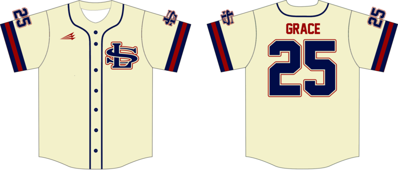 Louisiana Sluggers Custom HexaFlex Baseball Jersey #1A