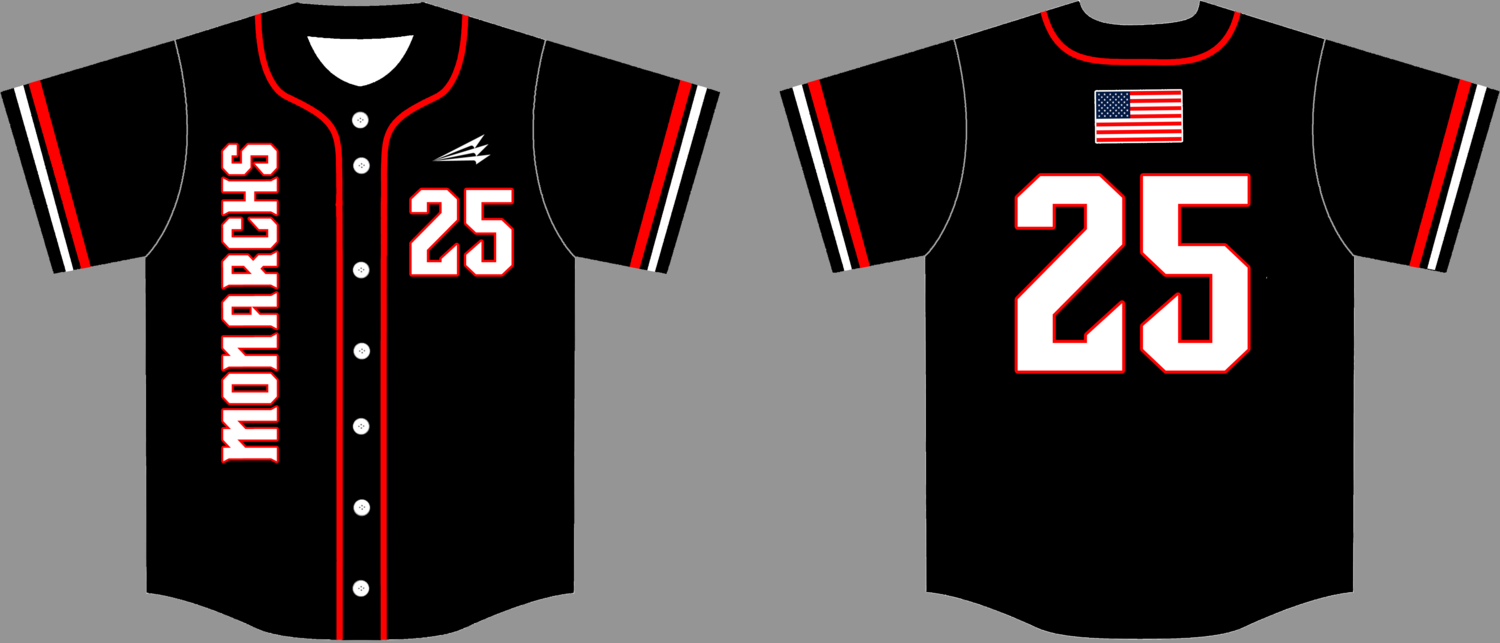 NLS Monarchs Custom NanoDri Baseball Jersey #1A