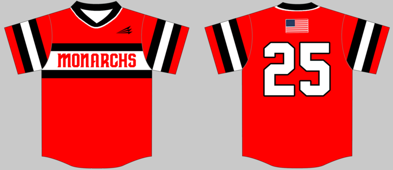 NLS Monarchs Custom NanoDri Baseball Jersey #5B