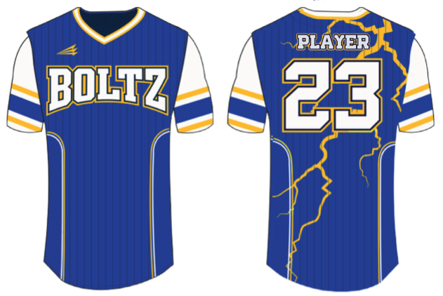 Tampa Bay Boltz Custom NanoDri Baseball Jersey #1