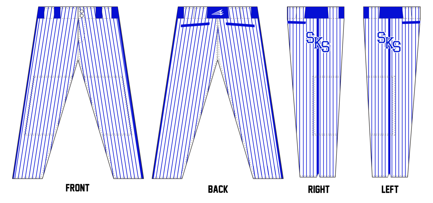 Southern Kentucky Sluggers Baseball Custom Long Baseball Pants #BP2
