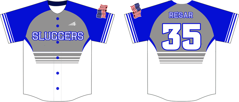Southern Kentucky Sluggers Custom HexaFlex Baseball Jersey #1