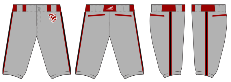 Knockouts Baseball Custom Stacheman Elite Knicker Baseball Pants #BP2C