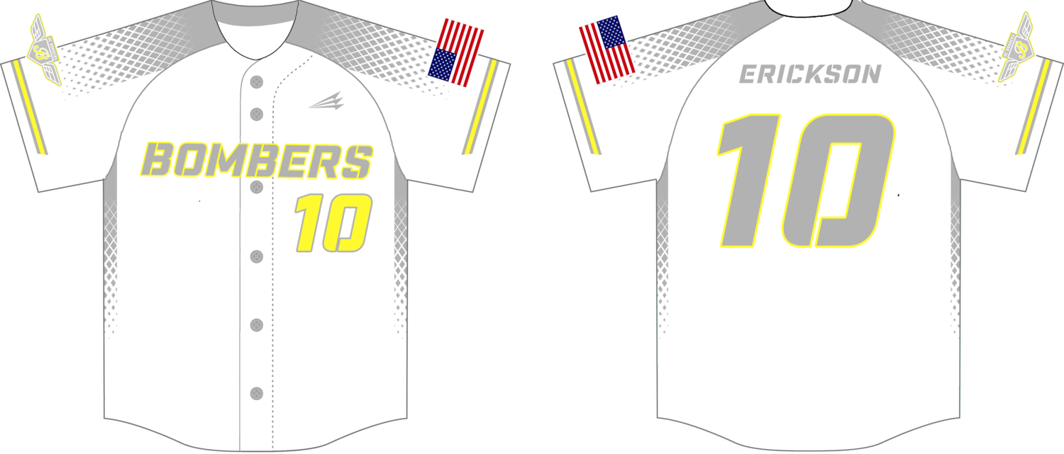 DC Bombers Custom NanoDri Baseball Jersey #7c