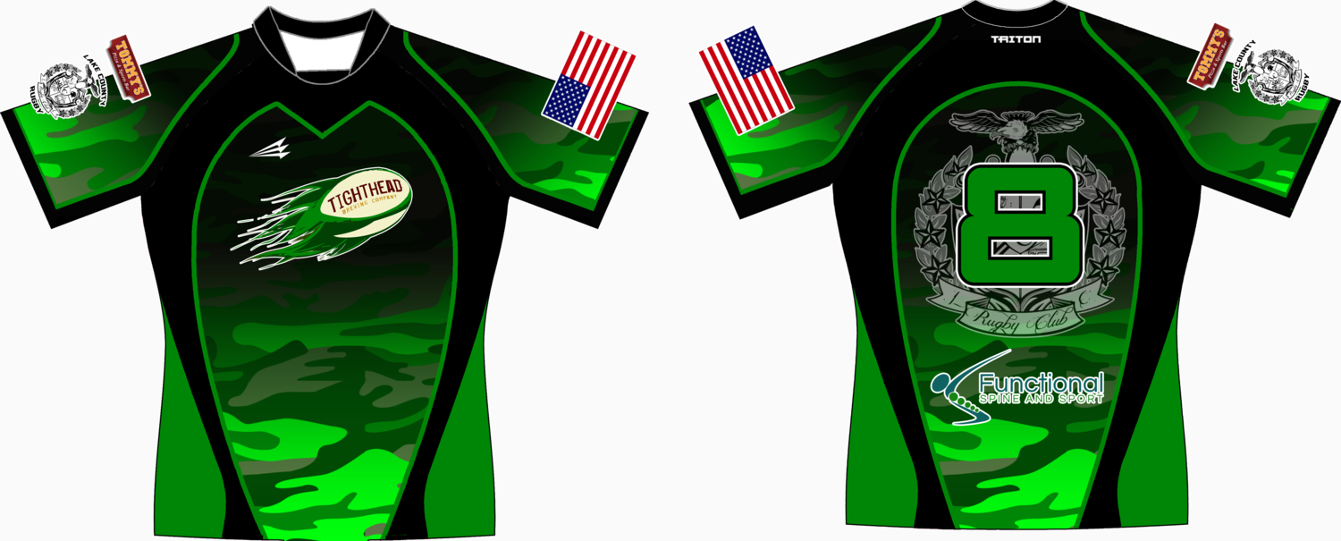 Lake County Rugby Custom Pro-Premie Jersey #1b