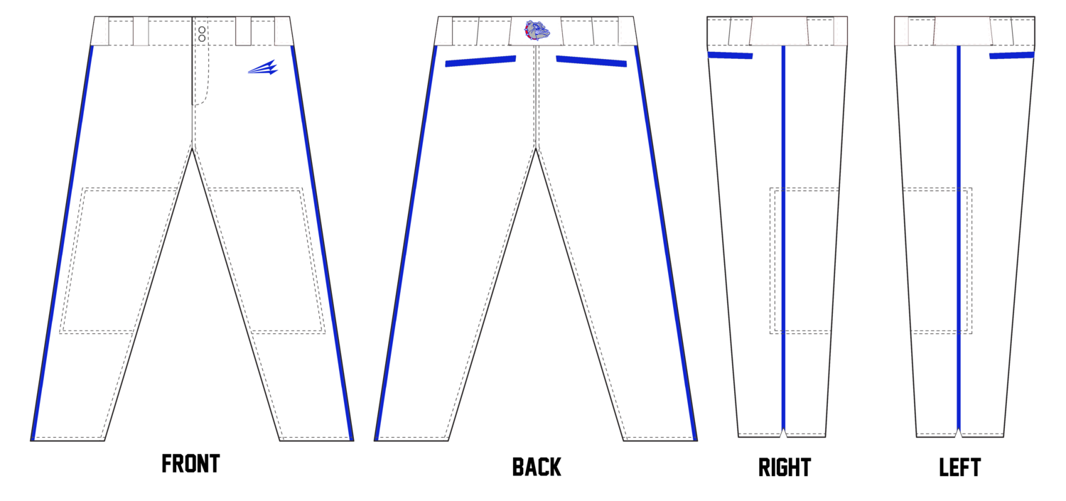 Southern Illinois Scrappers Custom Baseball Pants #BP1a