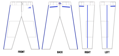 Southern Illinois Scrappers Custom Baseball Pants #BP1a