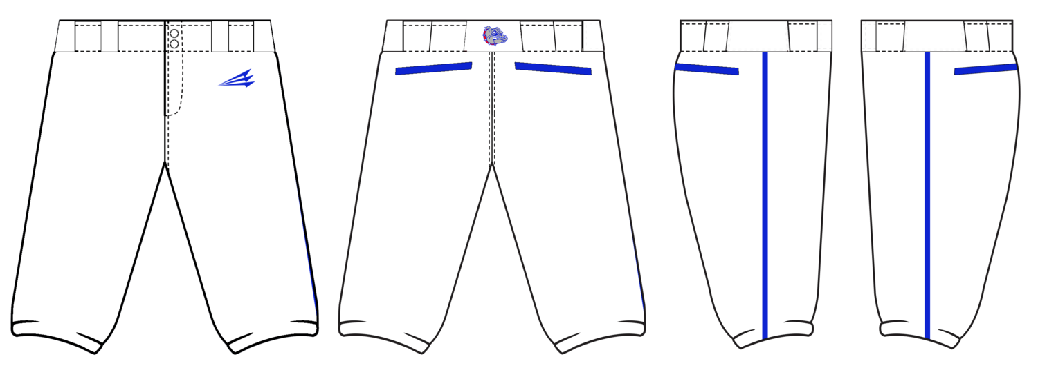 Southern Illinois Scrappers Custom Baseball Pants #BP7b