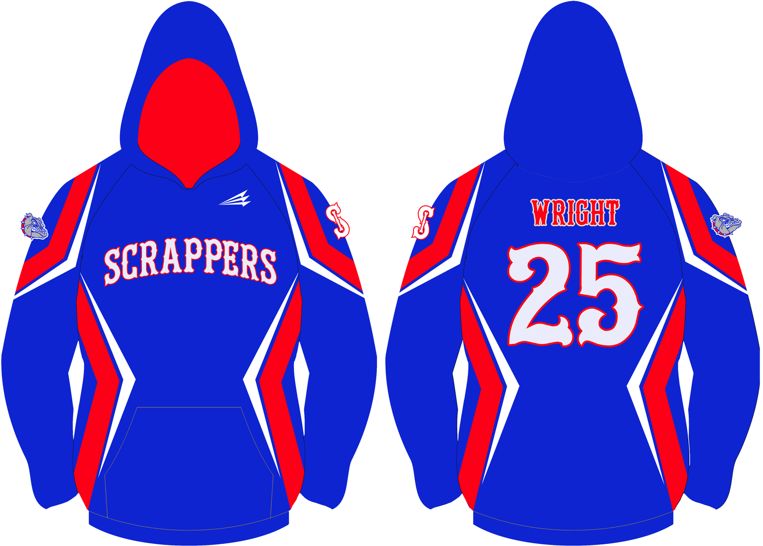 Southern Illinois Scrappers Custom Vulcan Hoodie #VH3