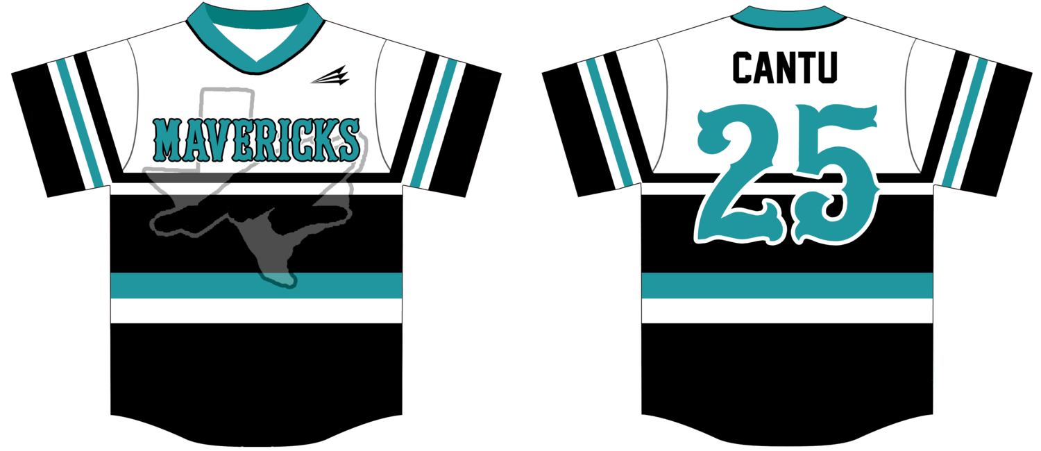 Texas Mavericks Custom NanoDri Baseball Jersey #8