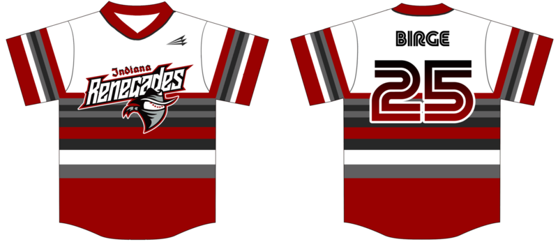 Indiana Renegades Custom HexaFlex Baseball Jersey #1