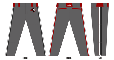 Indiana Renegades Custom Stacheman Elite Long Baseball Pants #BP1