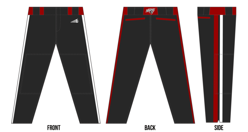Indiana Renegades Custom Stacheman Elite Long Baseball Pants #BP4