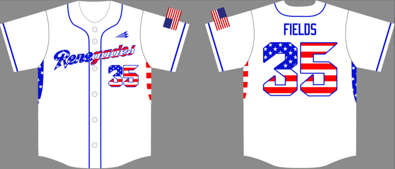 Land O Lakes Renegades Custom HexaFlex Baseball Jersey #1