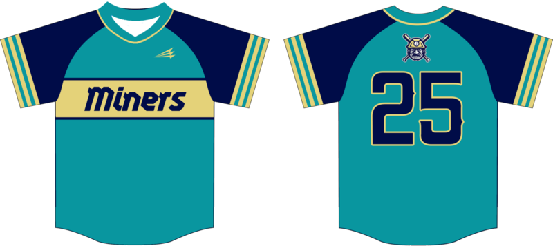 Missouri Miners Custom HexaFlex Baseball Jersey #3