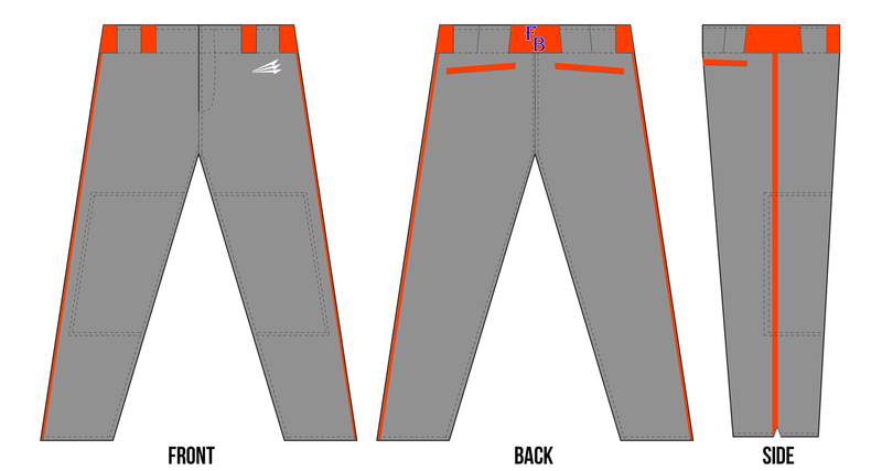 Franchise Baseball Custom Long Pants Design #BP1B
