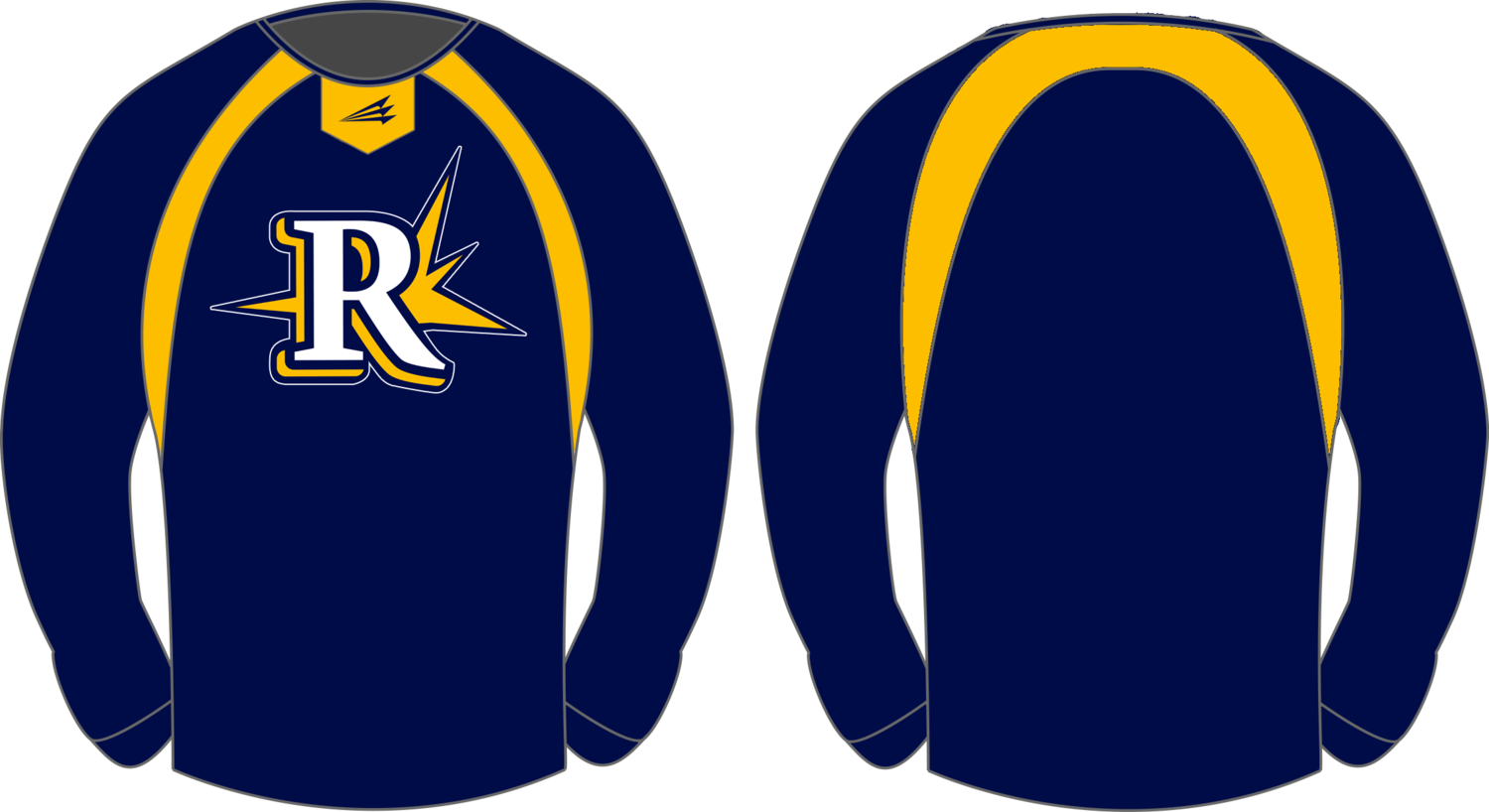 Ridgefield Rays Baseball Custom Vulcan Pullover Design #VP1