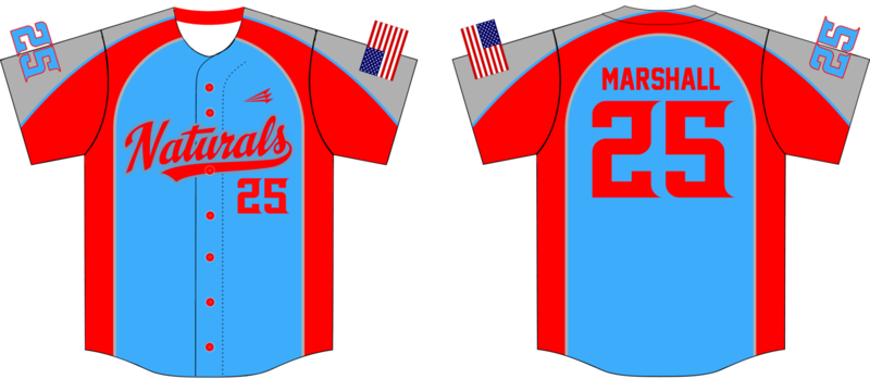 Webb City Naturals Custom NanoDri Baseball Jersey #4B